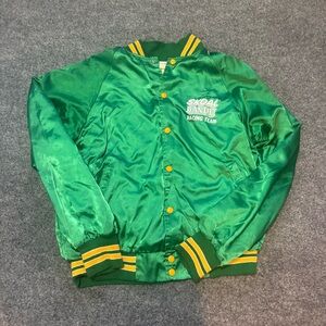 Vintage Skoal Bandit Racing Satin Bomber Jacket Harry Gant #33
